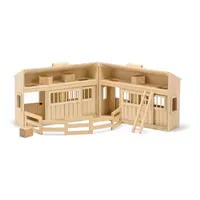 Melissa & Doug Fold & Go Stable Toy Playsets