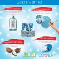 Lovery Ocean Bliss Bath Set - 10pc Home Spa Kit