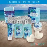 Lovery Ocean Bliss Bath Set - 10pc Home Spa Kit