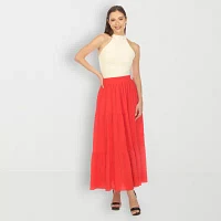 White Mark Womens Maxi Skirt