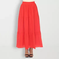 White Mark Womens Maxi Skirt