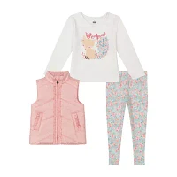 Kids Headquarters Toddler Girls 3-pc. Legging Set