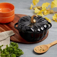 Smith & Clark Cast Iron Pumpkin Harvest 2-qt. Dutch Oven