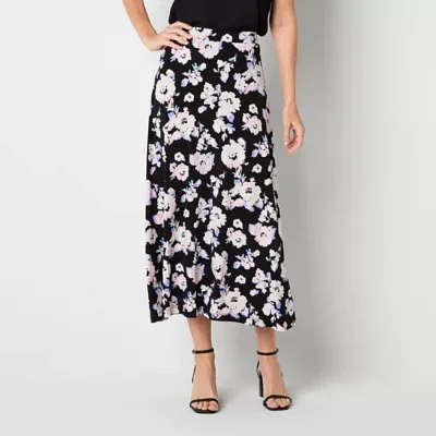 Black Label by Evan-Picone Womens Maxi Skirt