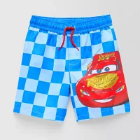 Disney Collection Little & Big Boys Cars Swim Trunks