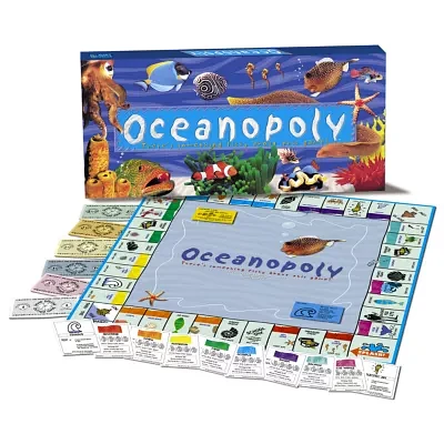 Late For The Sky Ocean-Opoly Board Game Monopoly Board Game