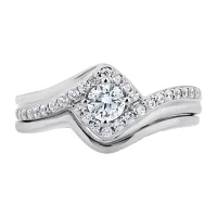 Womens / CT. T.W. Natural White Diamond 10K Gold Bridal Set