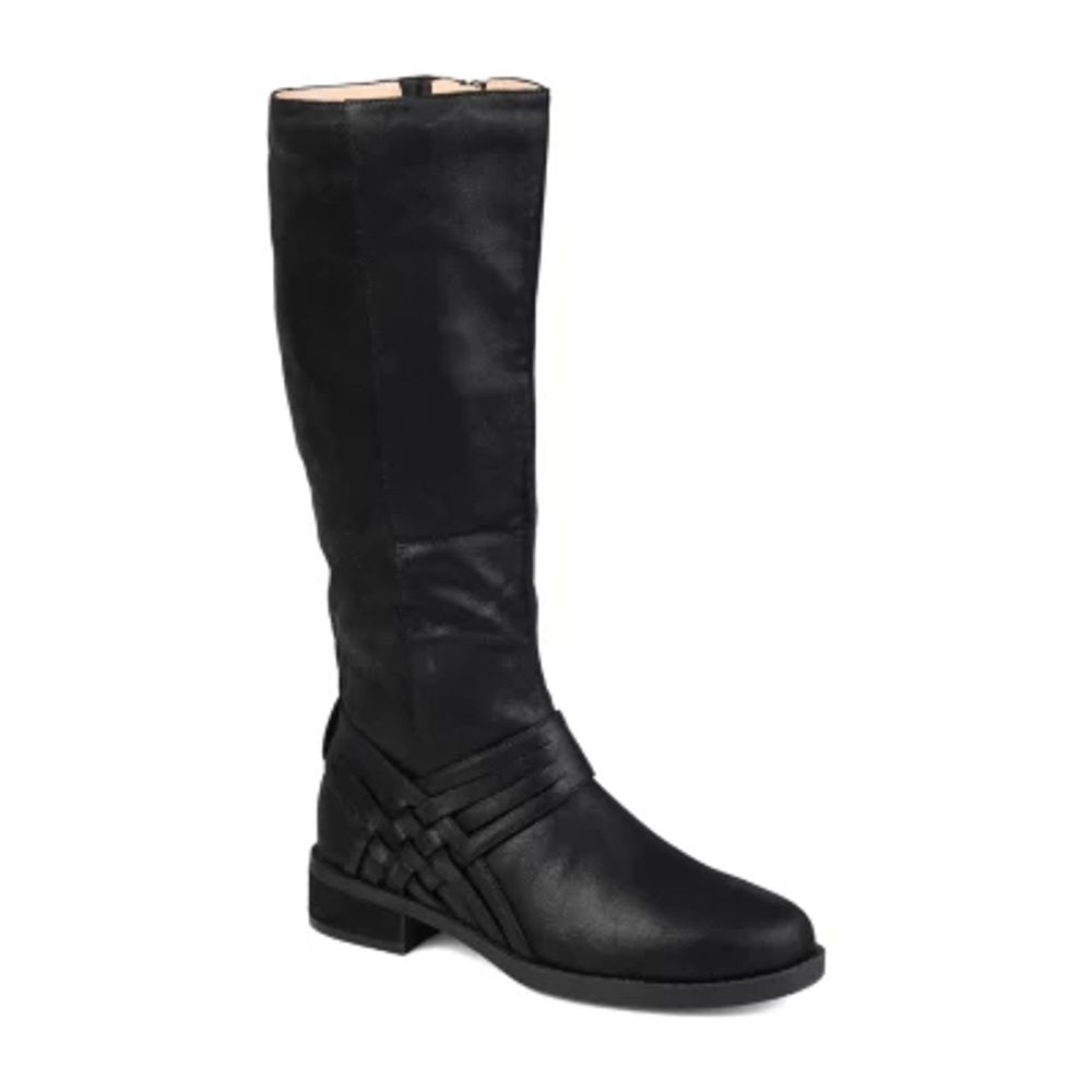 Journee Collection Womens Meg Stacked Heel Over the Knee Boots