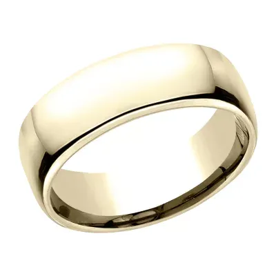 7.5MM 10K Gold Wedding Band