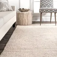 nuLoom Elfriede Solid Hand Woven Rug