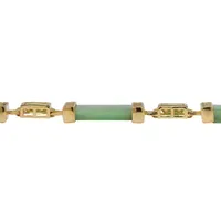 Genuine Green Jade Strand Bracelets