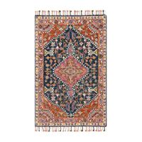 Loloi Zharah Hooked Rectangular Rugs & Floor Coverings Indoor Accent