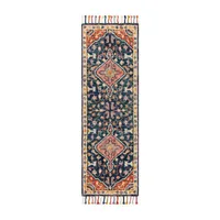 Loloi Zharah Hooked Rectangular Rugs & Floor Coverings Indoor Accent