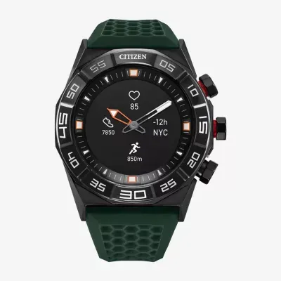 Citizen Cz Smart Hybrid Hr Mens Hybrid Green Smart Watch Jx1005-00e