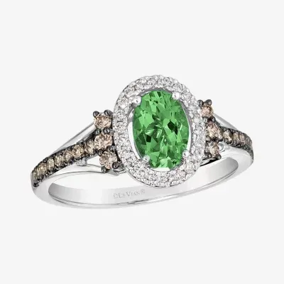 Le Vian® Grand Sample Sale™ Ring featuring 1/2 CT. New Emerald 1/3 Chocolate Diamonds® 1/5 Nude Diamonds™ set 14K Vanilla Gold®