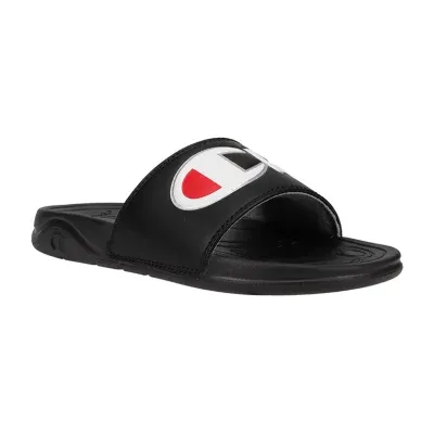 Champion Womens Mega Split Script Slide Sandals