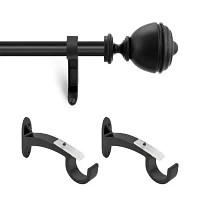 Deco Window 2-Pack Basics Urn 1 Curtain Rod