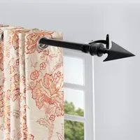 Deco Window 2-Pack Flat Arrow 3/4 Curtain Rod