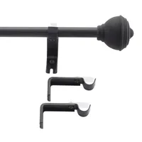 Deco Window 2-Pack Urn 5/8 Curtain Rod