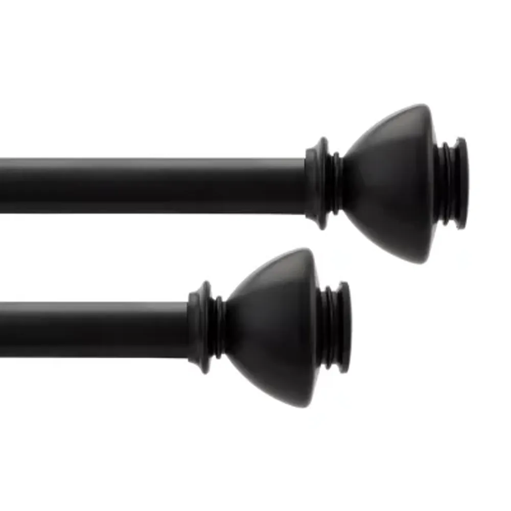 Deco Window 2-Pack Urn 1 Curtain Rod