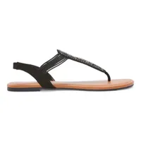 Mixit Womens Gillian T-Strap Flat Sandals