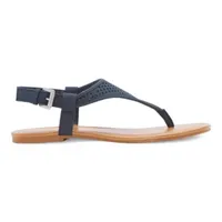 a.n.a Womens Sabrina T-Strap Flat Sandals