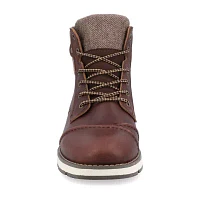 Territory Mens Raider Flat Heel Lace Up Boots