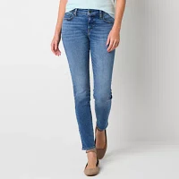 a.n.a - Tall Womens Mid Rise Skinny Fit Jean
