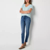 a.n.a - Tall Womens Mid Rise Skinny Fit Jean