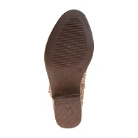 Kensie Little & Big  Girls Block Heel Cowboy Boots