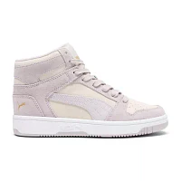 PUMA Rebound Layup Stone Womens Basketball Shoes