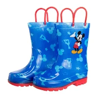 Disney Toddler Boys Mickey Mouse Waterproof Rain Boots