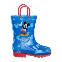 Disney Toddler Boys Mickey Mouse Waterproof Rain Boots