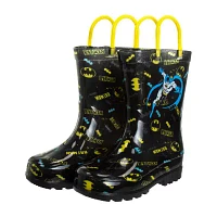 Toddler Boys Batman Waterproof Rain Boots