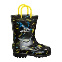 Toddler Boys Batman Waterproof Rain Boots