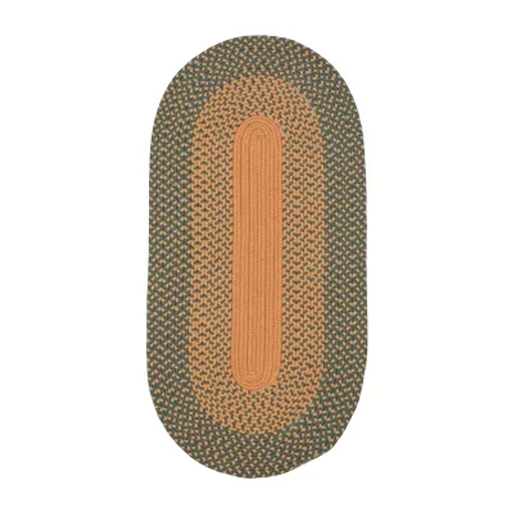 Colonial Mills Cape Eden Braided Indoor Outdoor Oval Runner