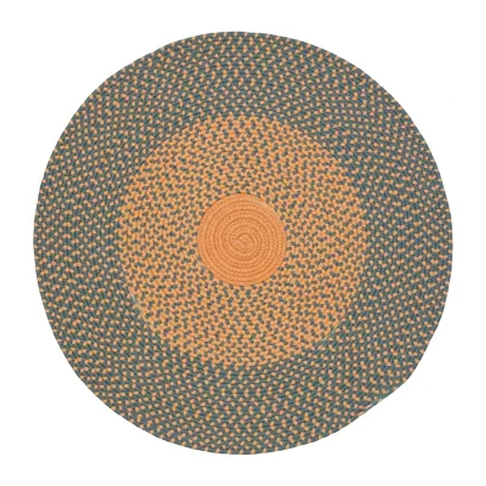 Colonial Mills Cape Eden Braided Indoor Outdoor Round Area Rug