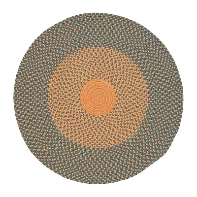 Colonial Mills Cape Eden Braided Indoor Outdoor Round Area Rug