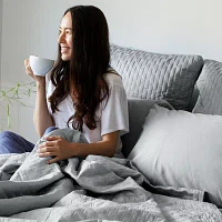 Bedvoyage Rayon From Bamboo Hem Euro Pillow