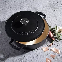 BABISH Cast Iron 3-qt. Braising Pan with Lid