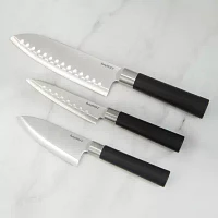 BergHOFF Dina Codon Stainless Steel 3-pc. Santoku Knife Set