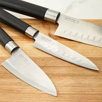 BergHOFF Dina Codon Stainless Steel 3-pc. Santoku Knife Set