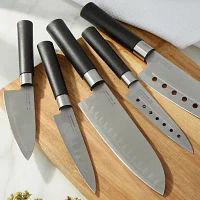 BergHOFF Dina Codon Stainless Steel 5-pc. Santoku Knife Set