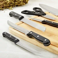 BergHOFF Dina Pica Stainless Steel 7-pc. Knife Block Set