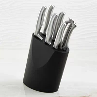 BergHOFF Dina Frame Stainless Steel 8-pc. Knife Block Set