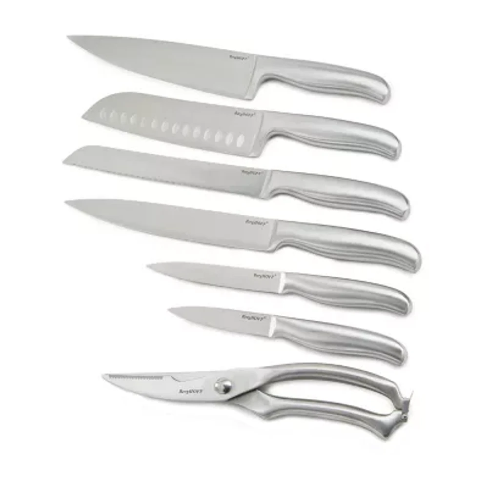 BergHOFF Dina Frame Stainless Steel 8-pc. Knife Block Set