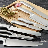 BergHOFF Dina Frame Stainless Steel 8-pc. Knife Block Set