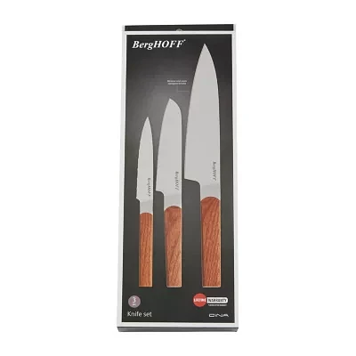 BergHOFF Dina Ion Stainless Steel 3-pc. Knife Set