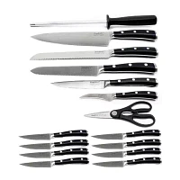 BergHOFF Essentials Stainless Steel 18-pc. Knife Block Set