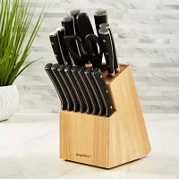 BergHOFF Essentials Stainless Steel 18-pc. Knife Block Set